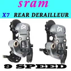 SRAM X7 REAR DERAILLEUR 9SPEED REAR DERAILLEUR  short OR Medium CAGE MTB /FOLDING  bike Groupset Bike Kit