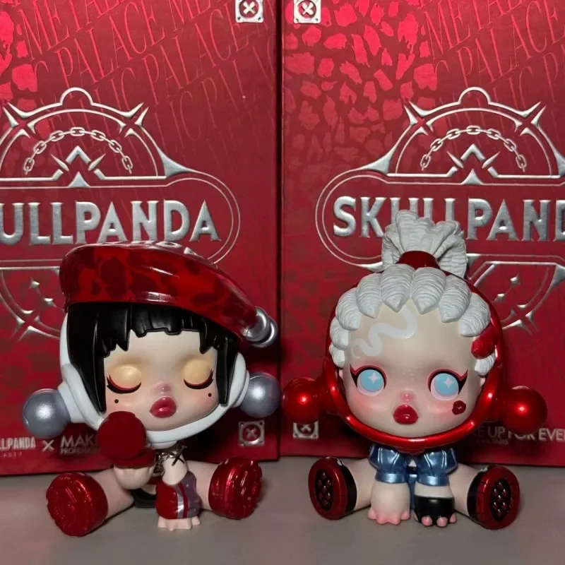 

POPMART SKULLPANDA серия PALACE QUEEN фигурка слепая коробка Guess сумка украшение для рабочего стола милая модель подарок девушка слепая сумка игрушки