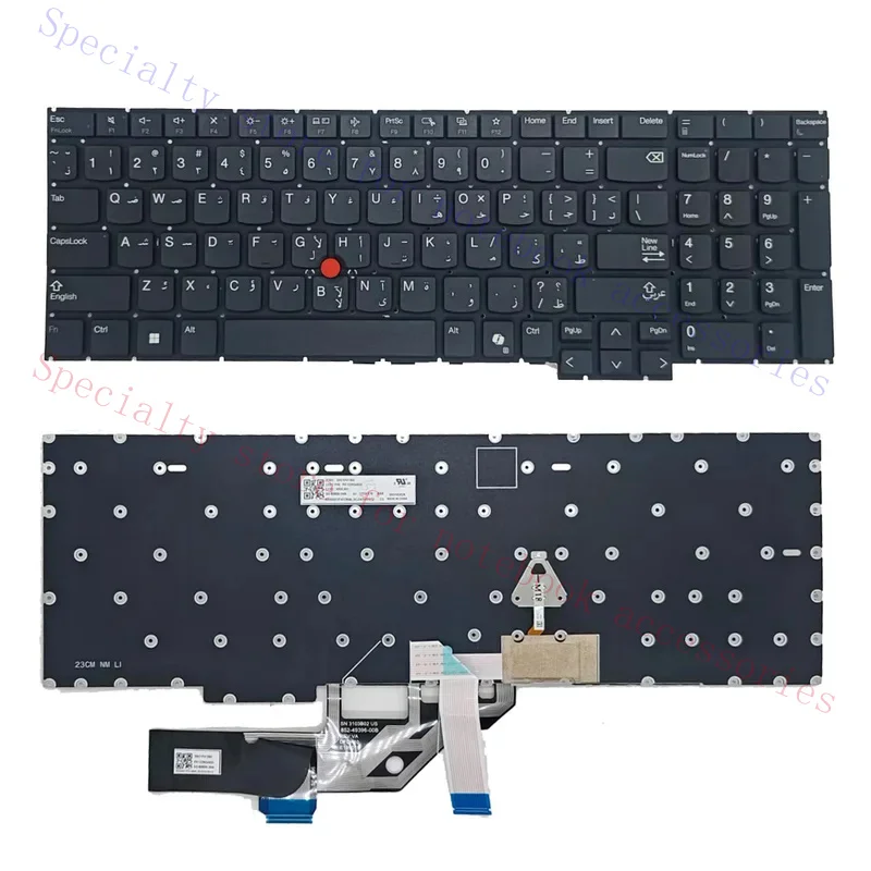 NEW  SP AR Keyboard For Lenovo Thinkpad E16 Gen1 Gen2 Type 21JN 21JQ 21JT 21JU Laptop Backlit SN21K54319
