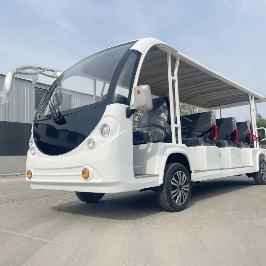 

Manufacturer Customizable Street Legal Electric Tour Bus High Quality 72V Lead-Acid Battery Electric Scenic Sightseeing Bus
