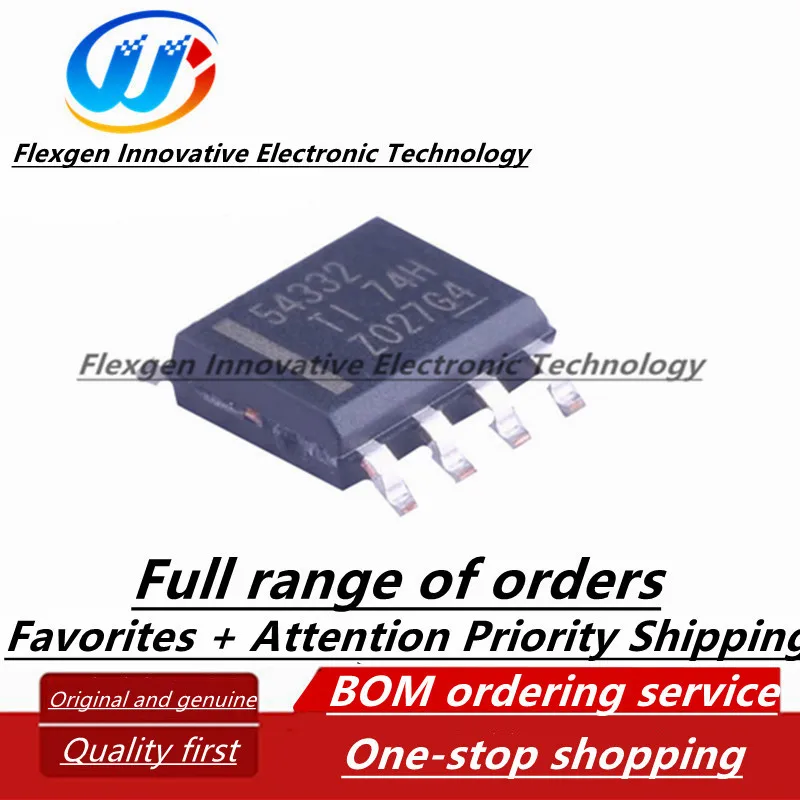 

(5 pieces)TPS54332DDAR Screen 54332 switching regulator IC chip package SOIC-8