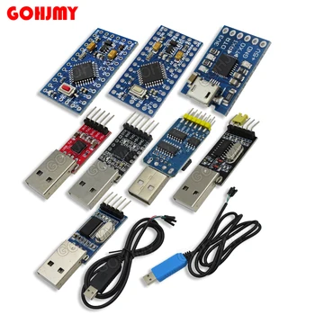 1 adet Pro Mini atmegaarduino Pro Mini 328 Mini ATMEGA328 3.3V 8MHz 5V 16Mhz Arduino uyumlu Nano CP2102 Arduino rl modülü kurulu için