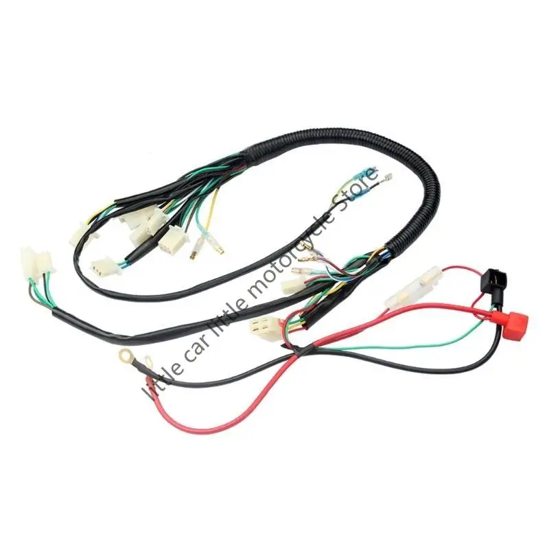 R9CC Complete Electrics Wiring Harness SparkPlug CDI Ignitions Coils For 50-125cc