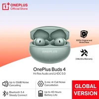 OnePlus Buds 4 auriculares inalámbricos versión Global 55dB cancelación de ruido auriculares portátiles LHDC 5,0 Bluetooth 5,4