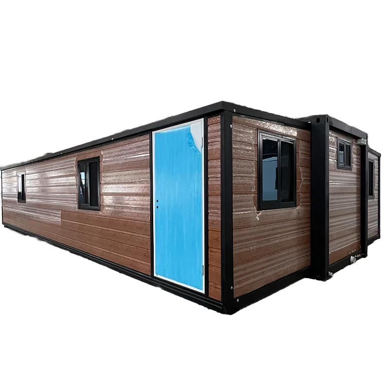 Hot Sale 30ft Expandable Folding Container House 3 Bedroom Double Wing Extension for Home Use