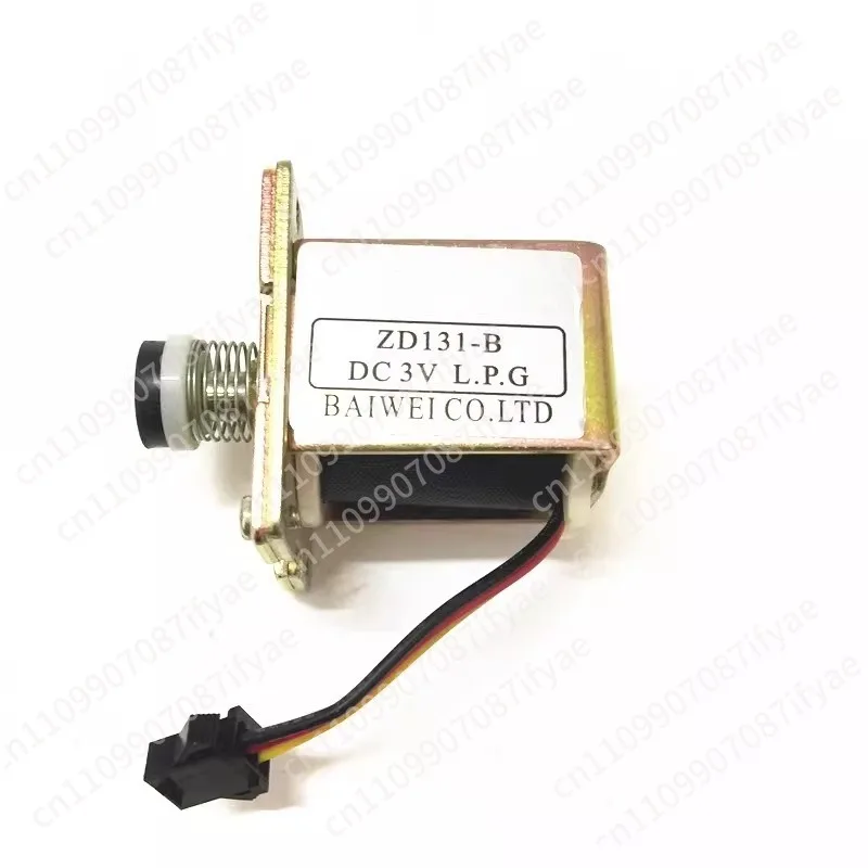 Household gas stove ignition with 3v stove solenoid valve self-extinguishing protection self-priming solenoid valve ZD131-B