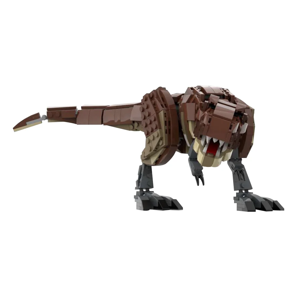 

Gobricks MOC Tyrannosaurus Rex Minifigure Scale Dinosaur Bricks Model T. Rex Dinosaur Building Blocks Toys Gift