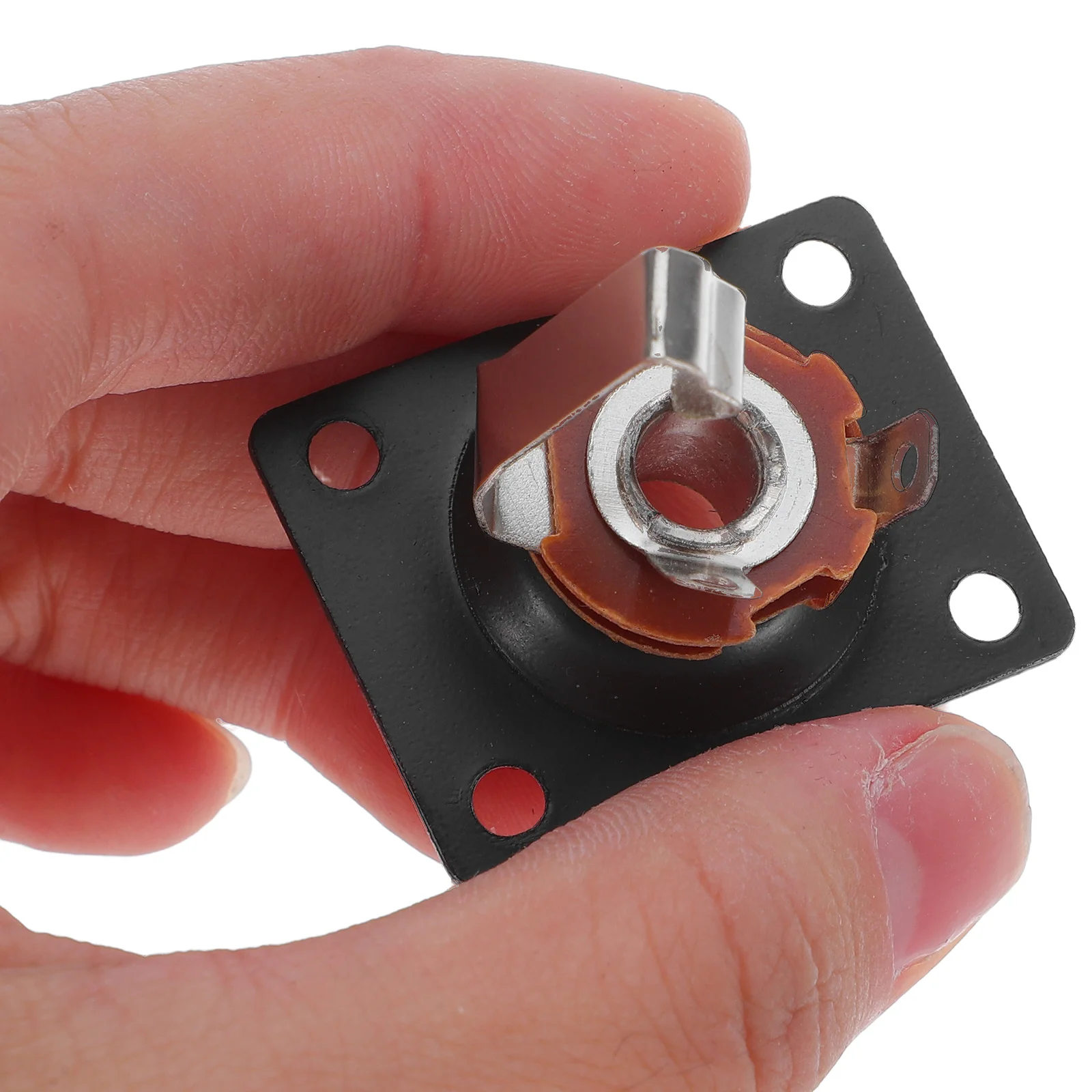 

5pcs Guitar Jack Plate Black Square Indented Output Socket For Electric Guitar Pickup Jack Mounting Hardware Fast Installation