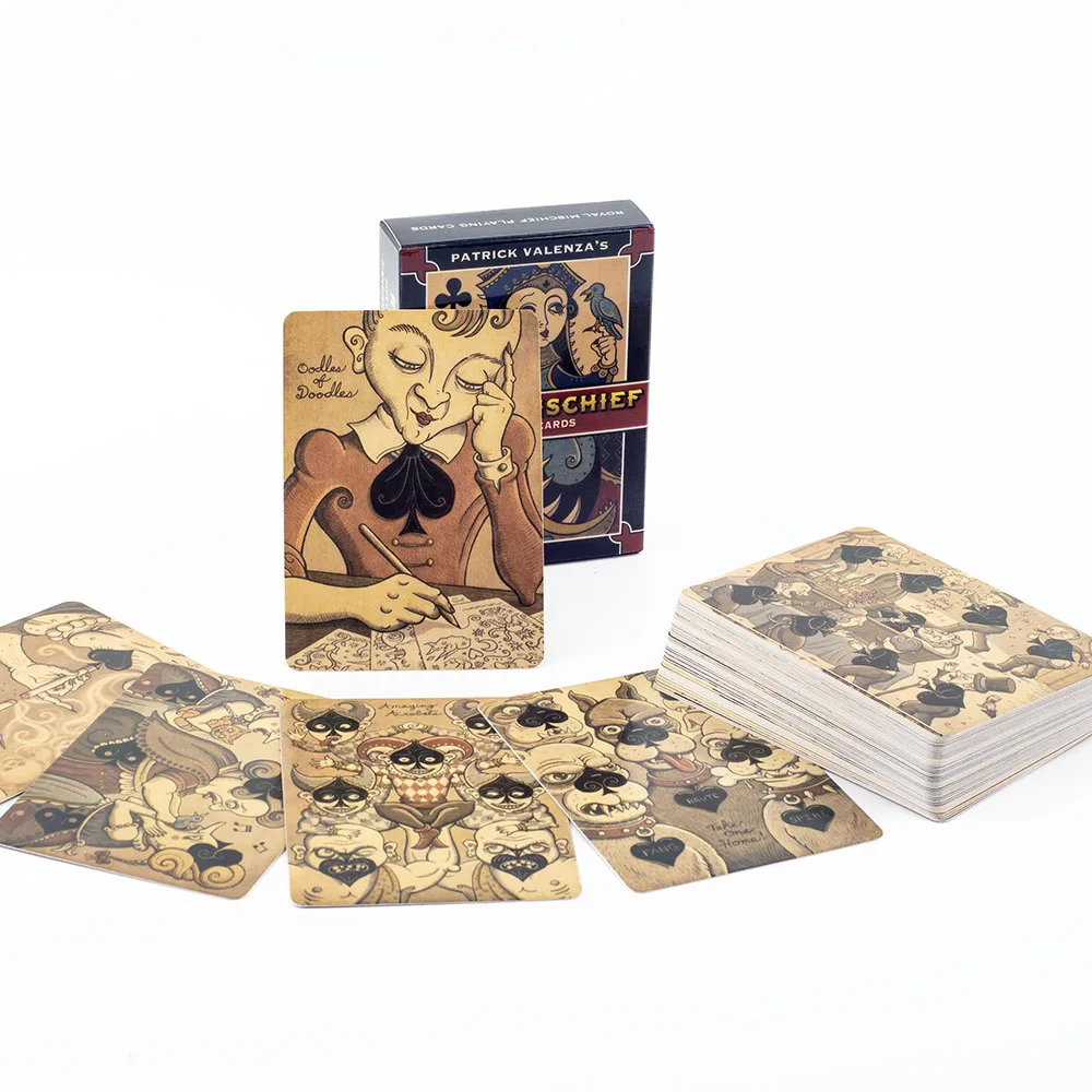 Royal Mischief Playing Cards 54Pcs Tabletop Cards Of Group Games For Parties Precognition & Divinatio Oracle Set 6.3*8.9cm
