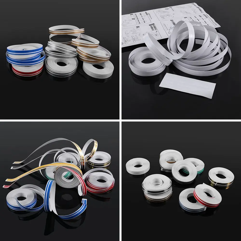 New Waist Line Racing Double Line Tape Vinyl Sticker Car Body Decal Pinstripe Steamline