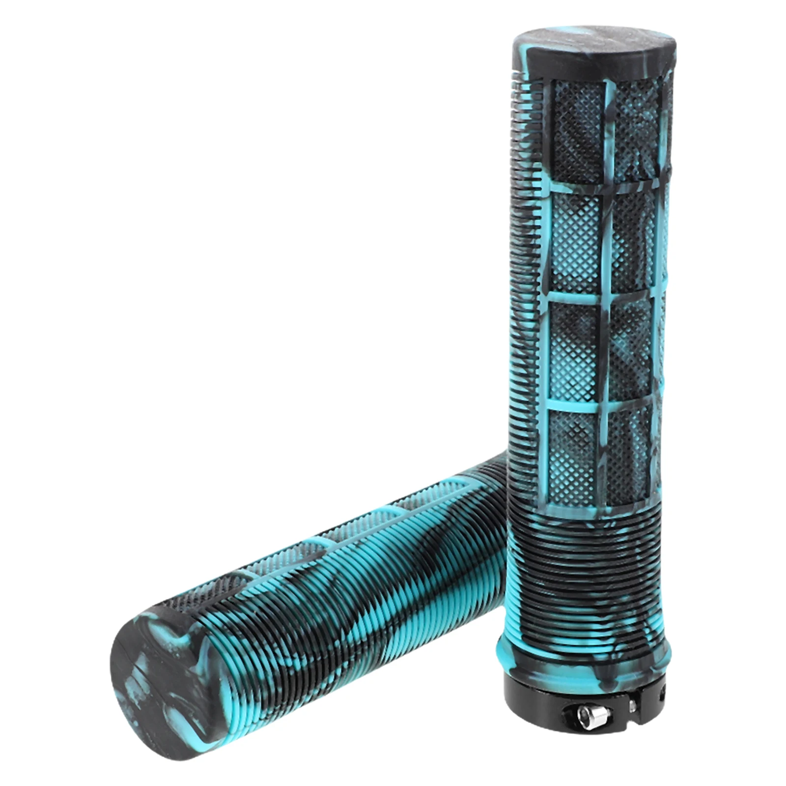 

2pcs Folding Handlebar Grips Camouflage Tpr Bike Covers Mountain Bicycles Locking Non-Slip Replacement Grips Outdoor Cycling