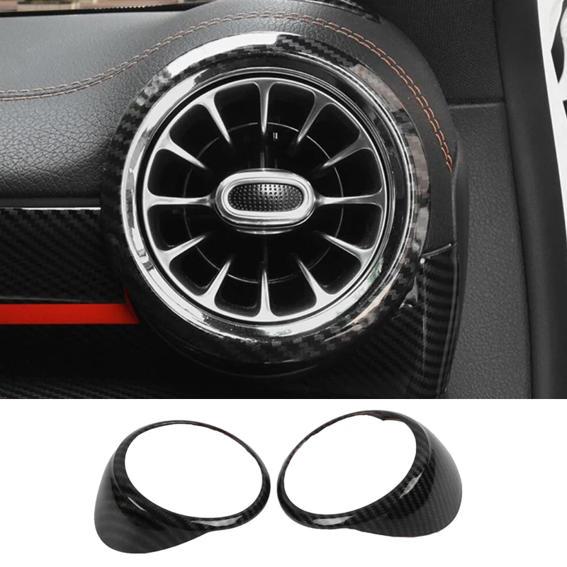 Lhd! Carbon Fiber Interieur Center Console Air Vent Cover Trim Voor Mercedes Benz W177 A-Klasse A200 A220 A250 2019 2020 Cla C118