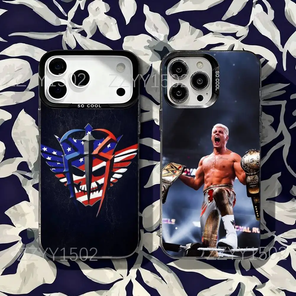 

C-Cody Rhodes AMERICAN Nightmare Phone Case For iPhone 17,16,15,14,13,12,X,8,Pro,Max,Plus,SE4,Air,Mini HD Black IMD Matte