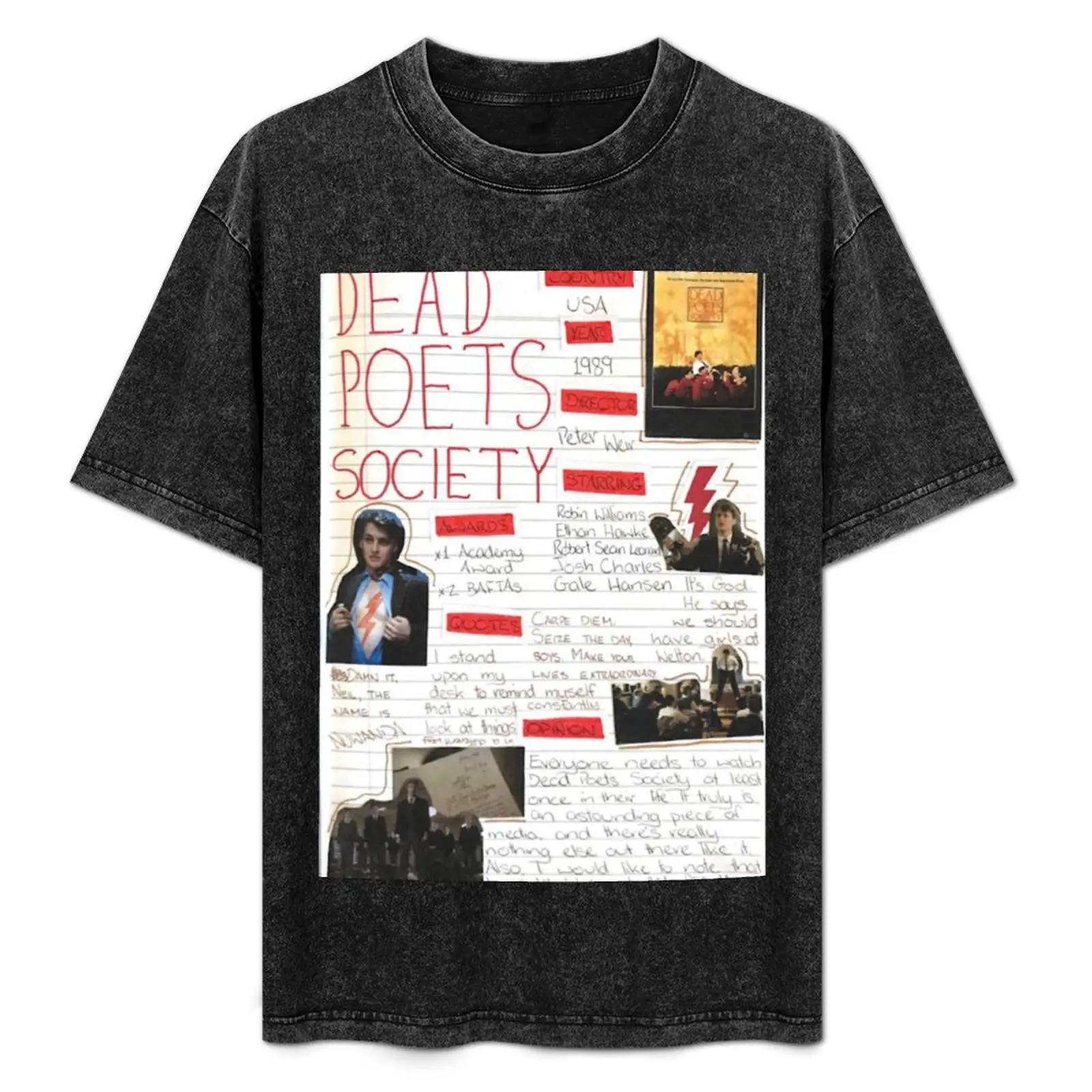 

dead poets society T-Shirt quick-drying Funny t-shirt man clothes cotton t shirt men