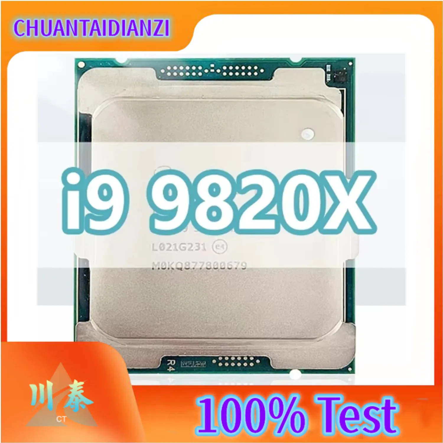 Core i9 9820X CPU 14nm 10 Cores 20 Threads 3.3GHz 16.5MB 165W processor LGA2066 For Desktop X299 motherboard i9-9820X processor