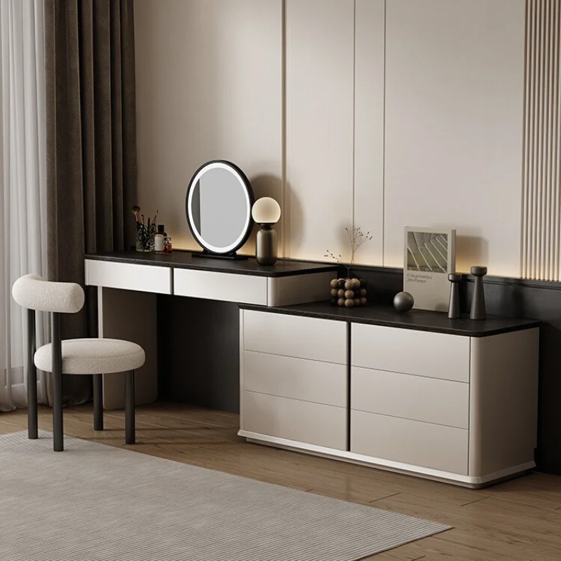 Simple Fashionable Makeup Vanities French Retro Modern Trend Makeup Vanities Large Capacity Bedroom Furniture Penteadeira YSSZT