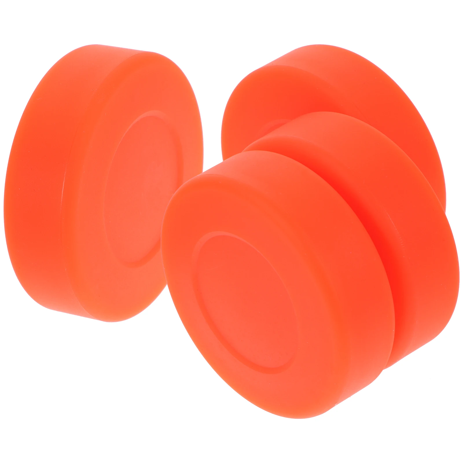 

4 Pcs Hockey Practice Ball Rubber Puck Soft Indoor Pucks Decorate Kids Pvc Preschool
