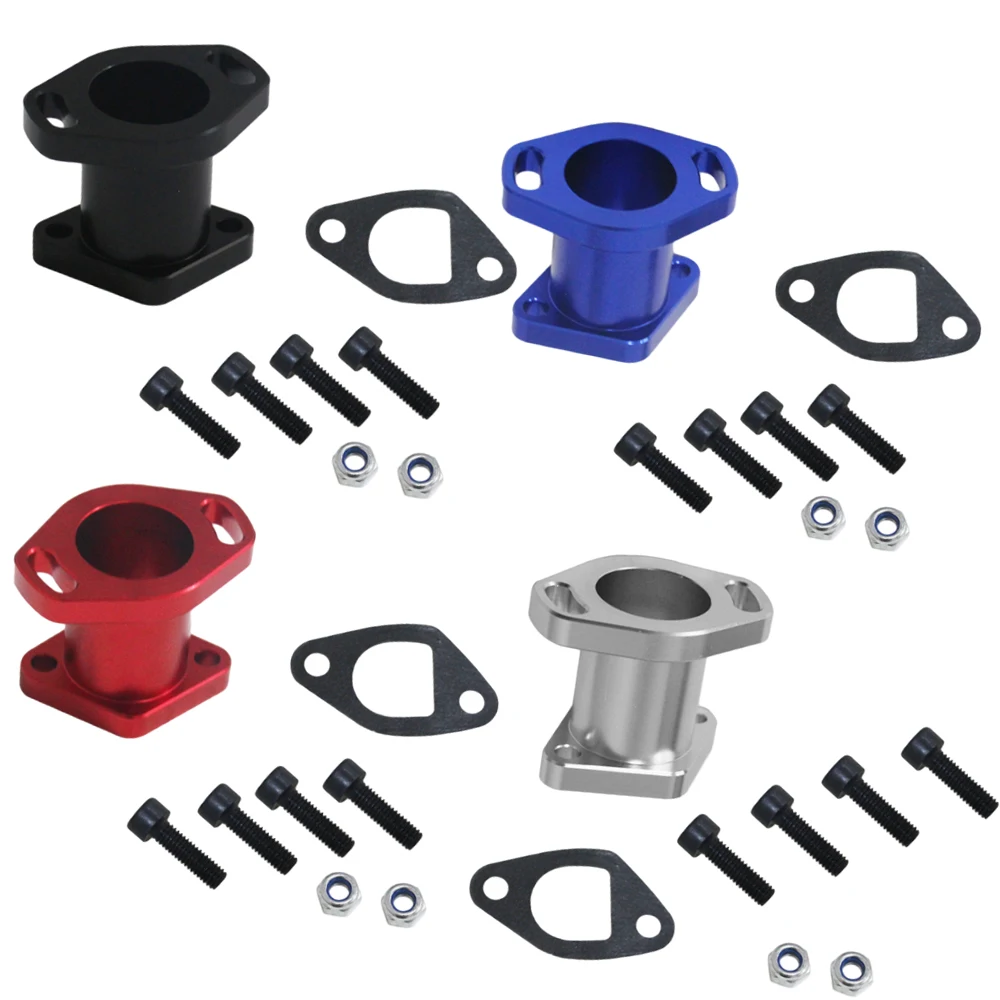 

Black / Blue / Red / Silver CNC Intake Pipe Manifold for Honda Clone Go Kart Motor