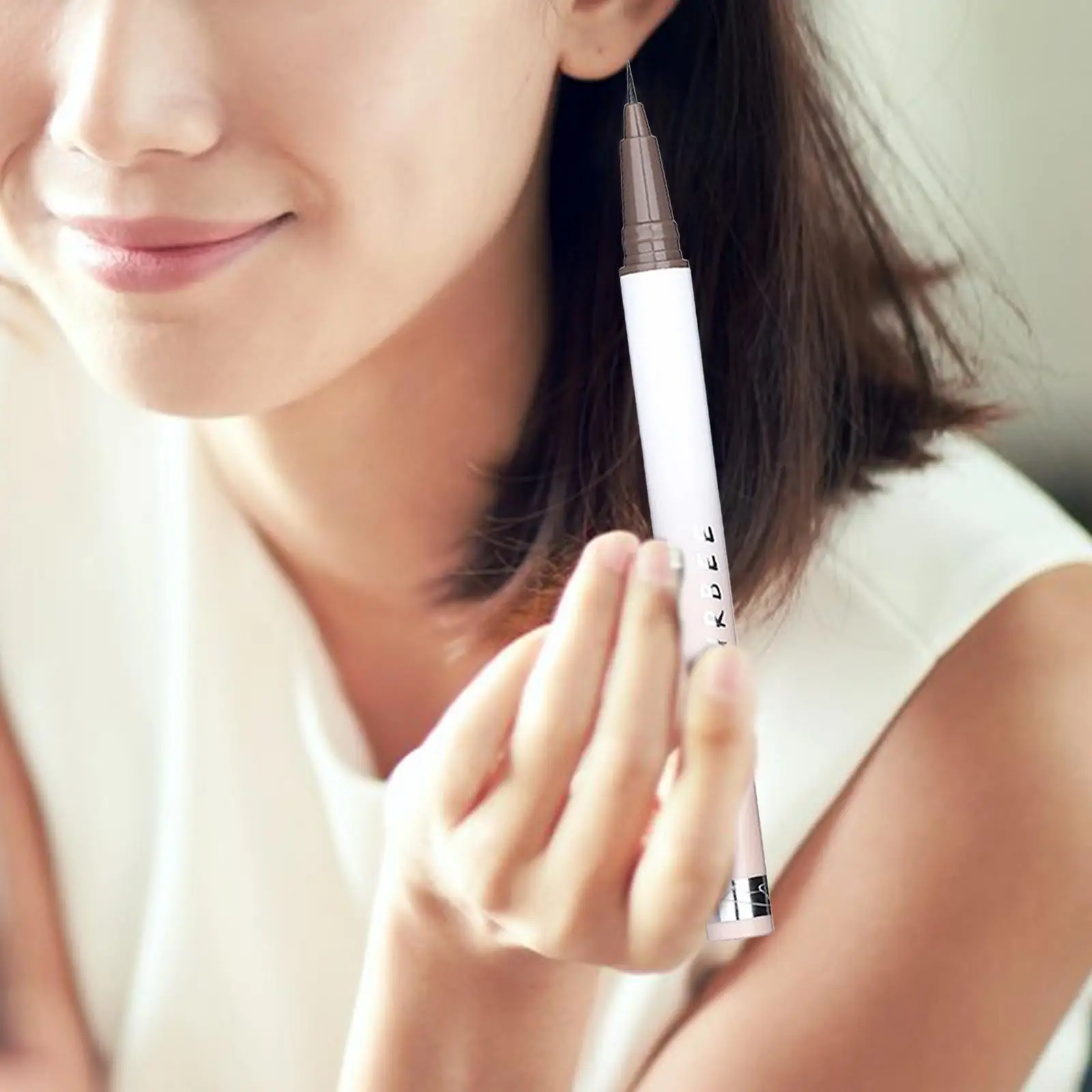 Gray Eyebrow Pencil Waterproof Liquid Eyeliner Brow Beauty Tool for All Occasion Makeup