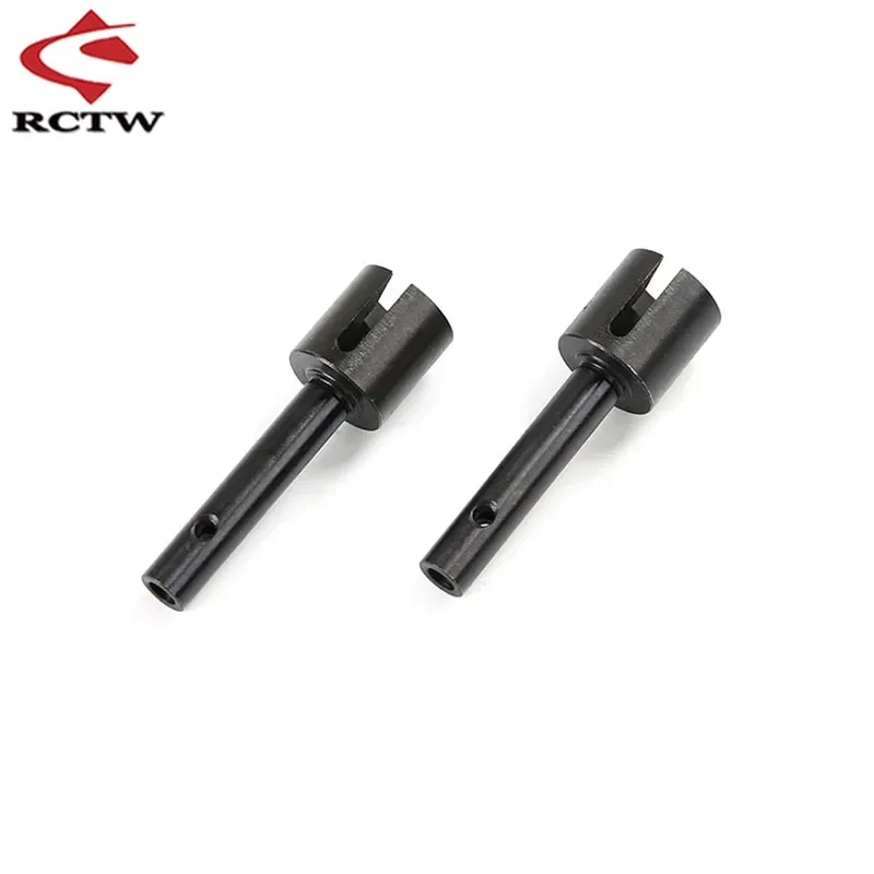 Metal Dog Bone Cup Output Shaft 2pcs for 1/8 HPI Racing Savage XL FLUX ROFUN ROVAN TORLAND Monster Brushless Rc Car Parts