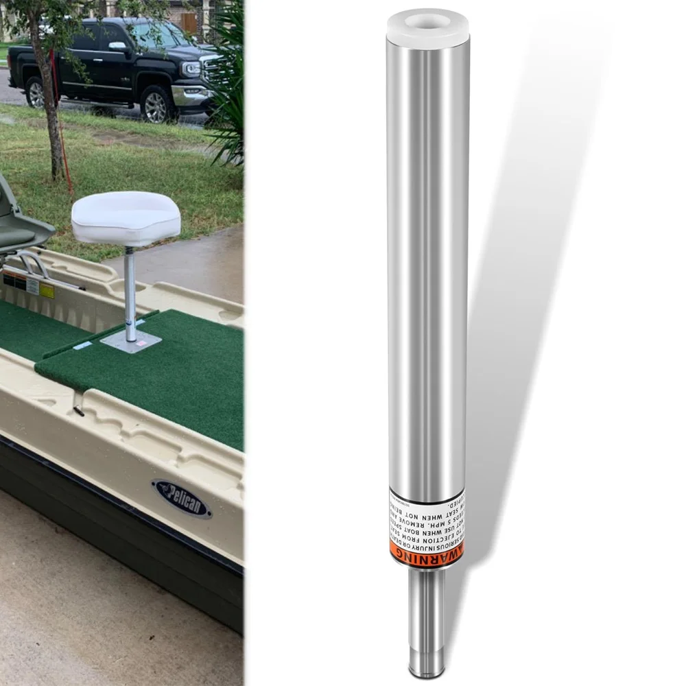 

3/4"Boat Seat Pin Post for Most Marine Boat Seat Pedestal Base Mount SP-2114Boat Seat Pedestal Post Lock-in Aluminum Extension P