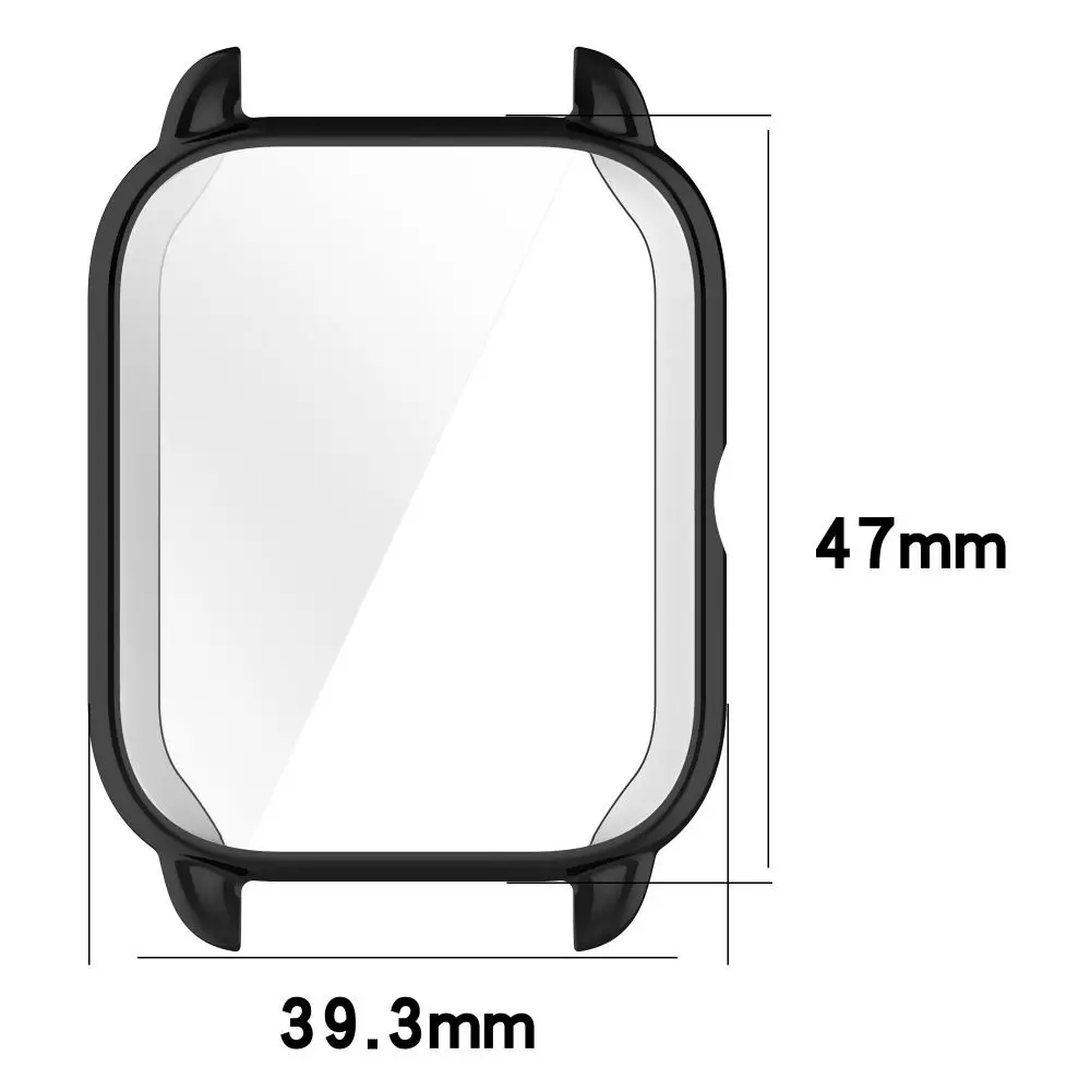 Full Cover TPU Case New Bumper Watchband Protective Shell Smart Soft Screen Protector for HayLou RS4 Plus