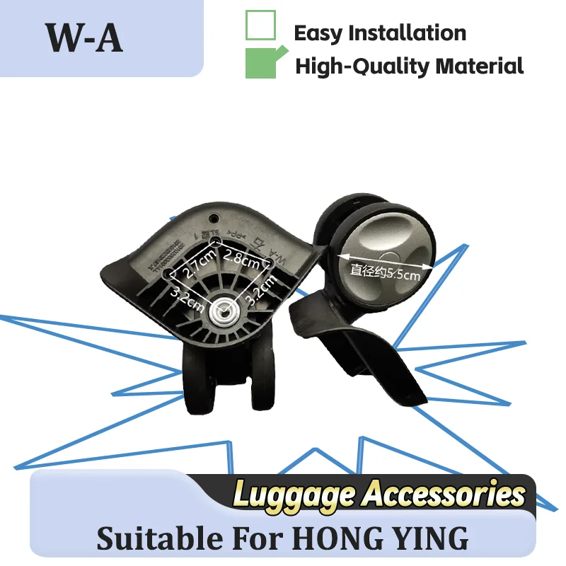 For HOYING W-A Model Multifunction Wheel Parts Universal Silent Roller Replacement Parts 360° Smooth Luggage Wheel Repair