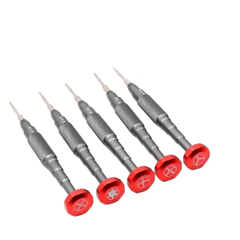 

5PCS 3D Precision Screwdriver Torx T2 Phillips Flathead Bit for Phone Watches Opening Repair Hand Tools Anti-rust Anti-slip