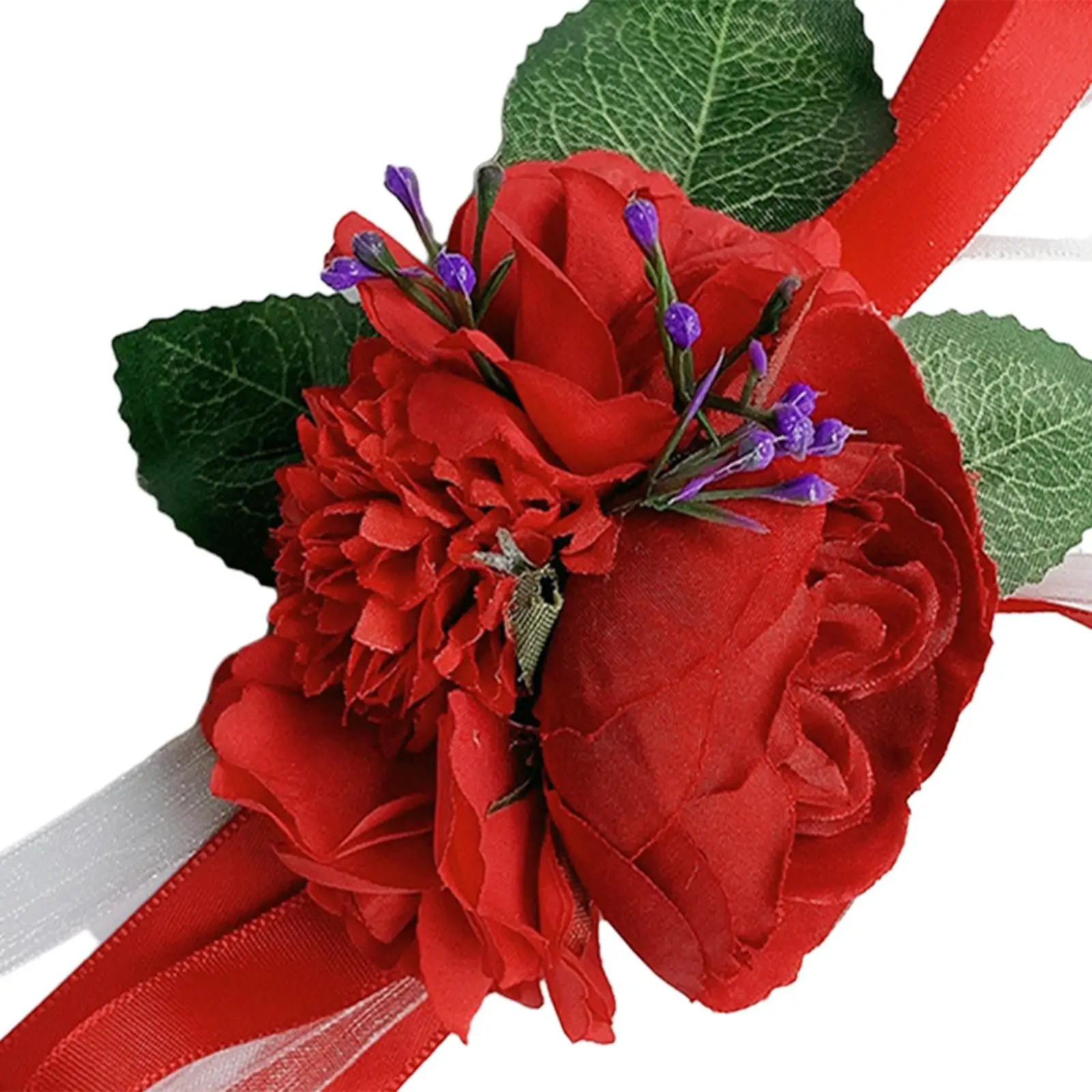 Mão pulso flor floral pulso corsage para noiva dama de honra chá de panela