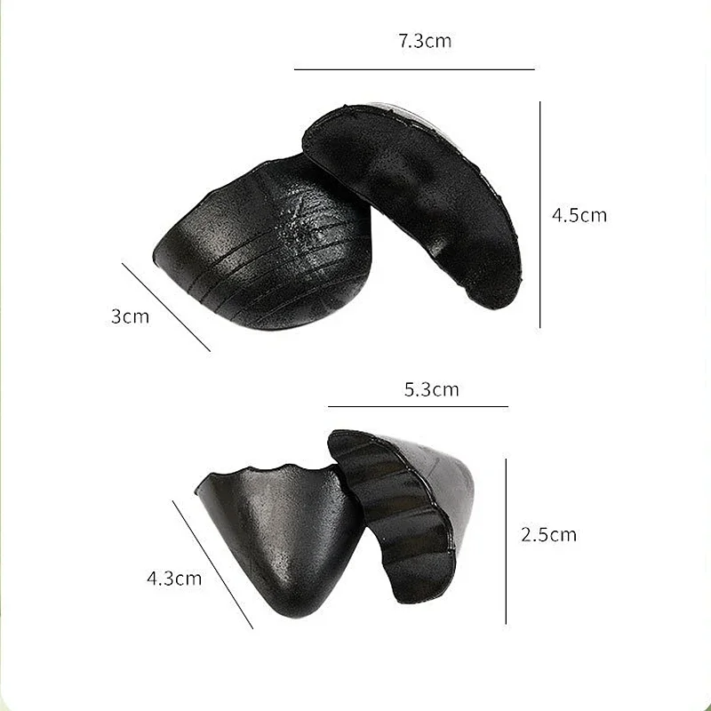 أحذية سميكة ناعمة تو نصف منصات لتخفيف الآلام حامي قابل للتعديل حجم النعال 1 زوج تو المكونات إدراج للرجال النساء ملء نعل