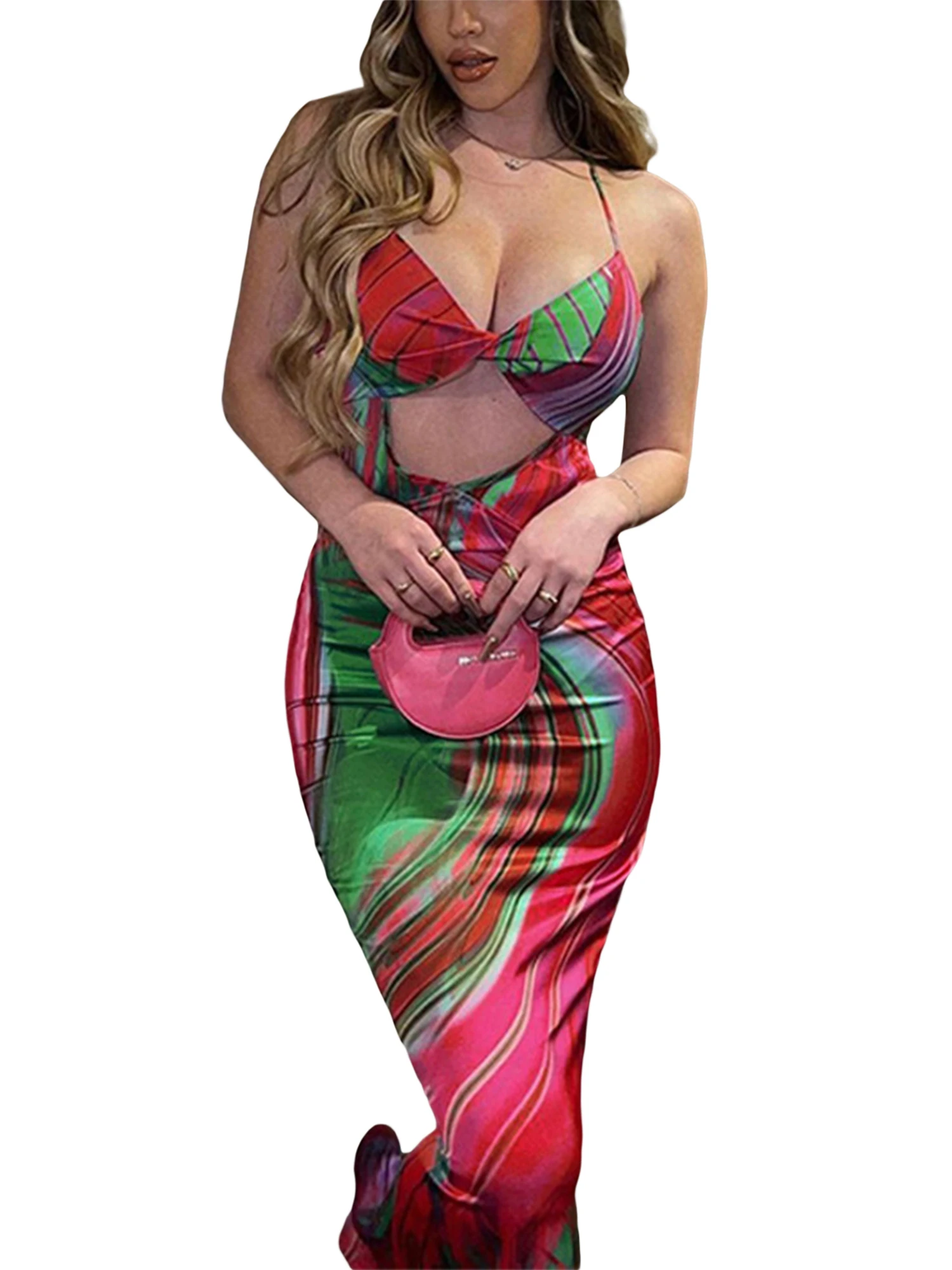 꽃무늬 프린트와 러플 디테일이 있는 우아한 오프 숄더 맥시 드레스 여성용 민소매 보헤미안 시크 파티 가운