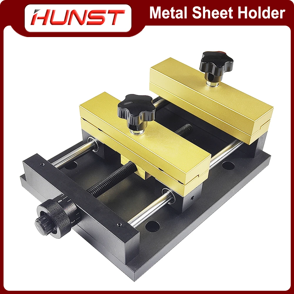 HUNST Metal Sheet Holder Marking Attechment Fixed Bracket Metal Fixture for Fiber Laser Engraving Machine Card Cutting