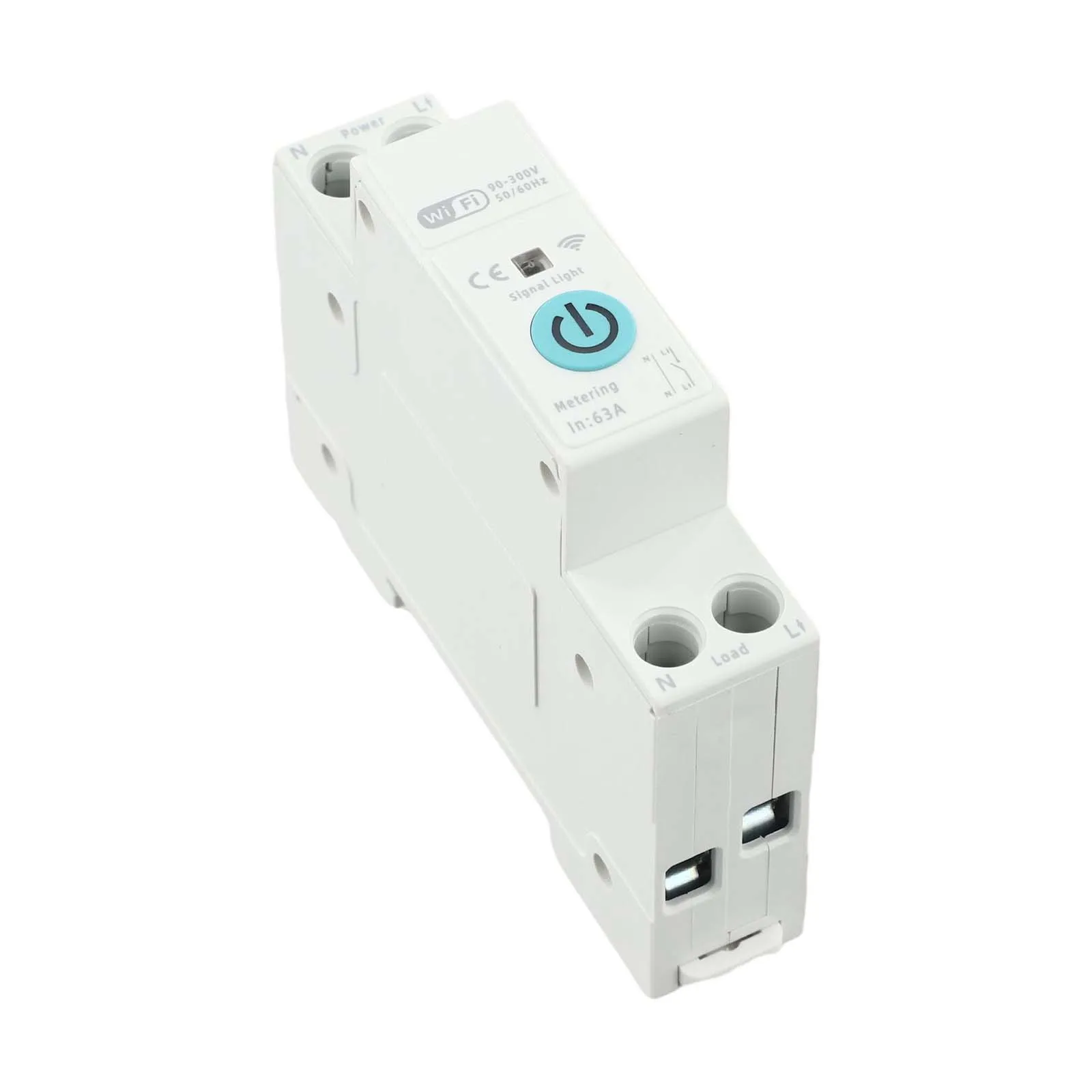 For Tuya-Enabled Smart Circuit Breaker with Energy Metering Function Remote Control Unlimited Range and Manual Touch Operation