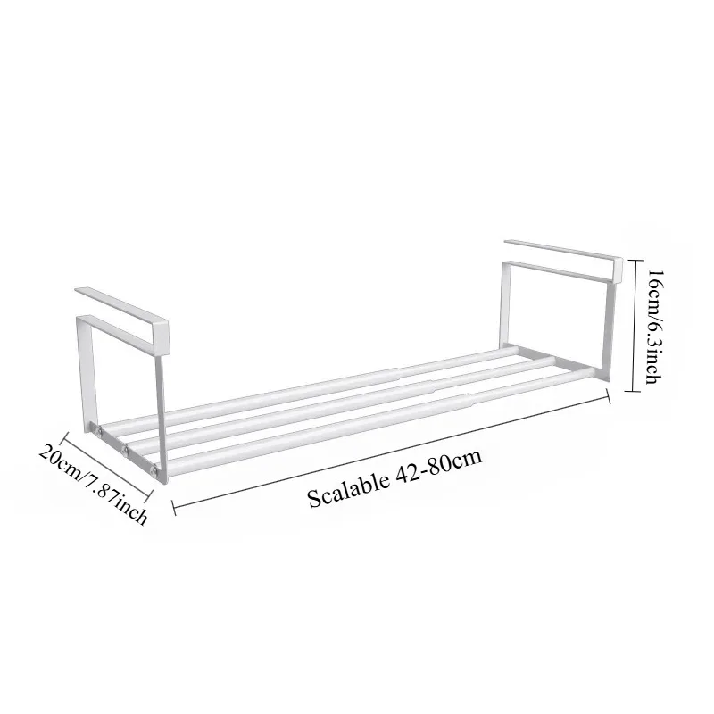 Adjustable Under‑Shelf Shoe Rack 6