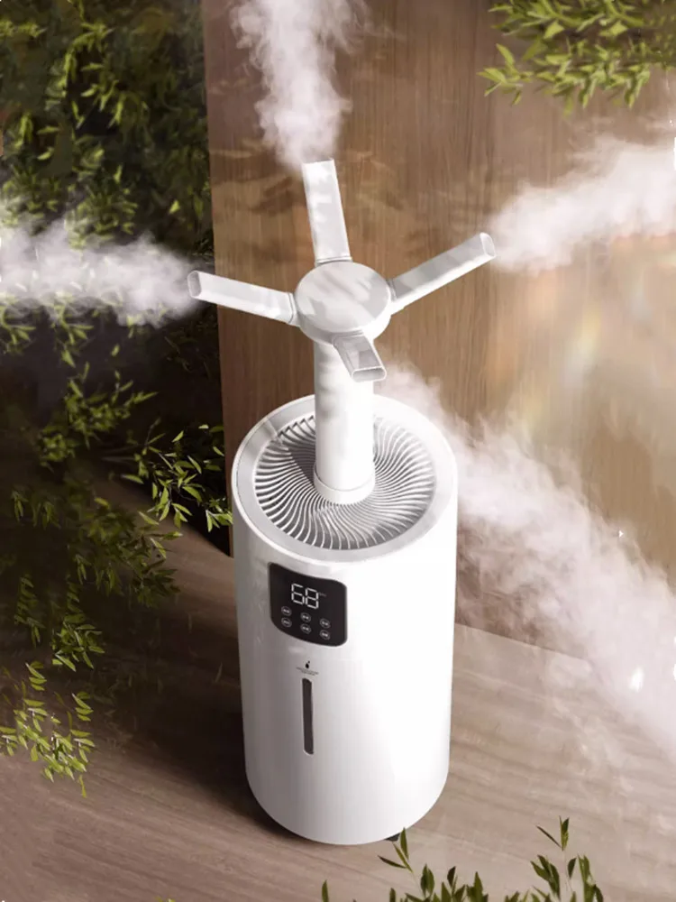 Humidificador de suelo silencioso para el hogar, pulverizador de aire de gran capacidad, esterilización comercial, industria a gran escala para el hogar, 25L
