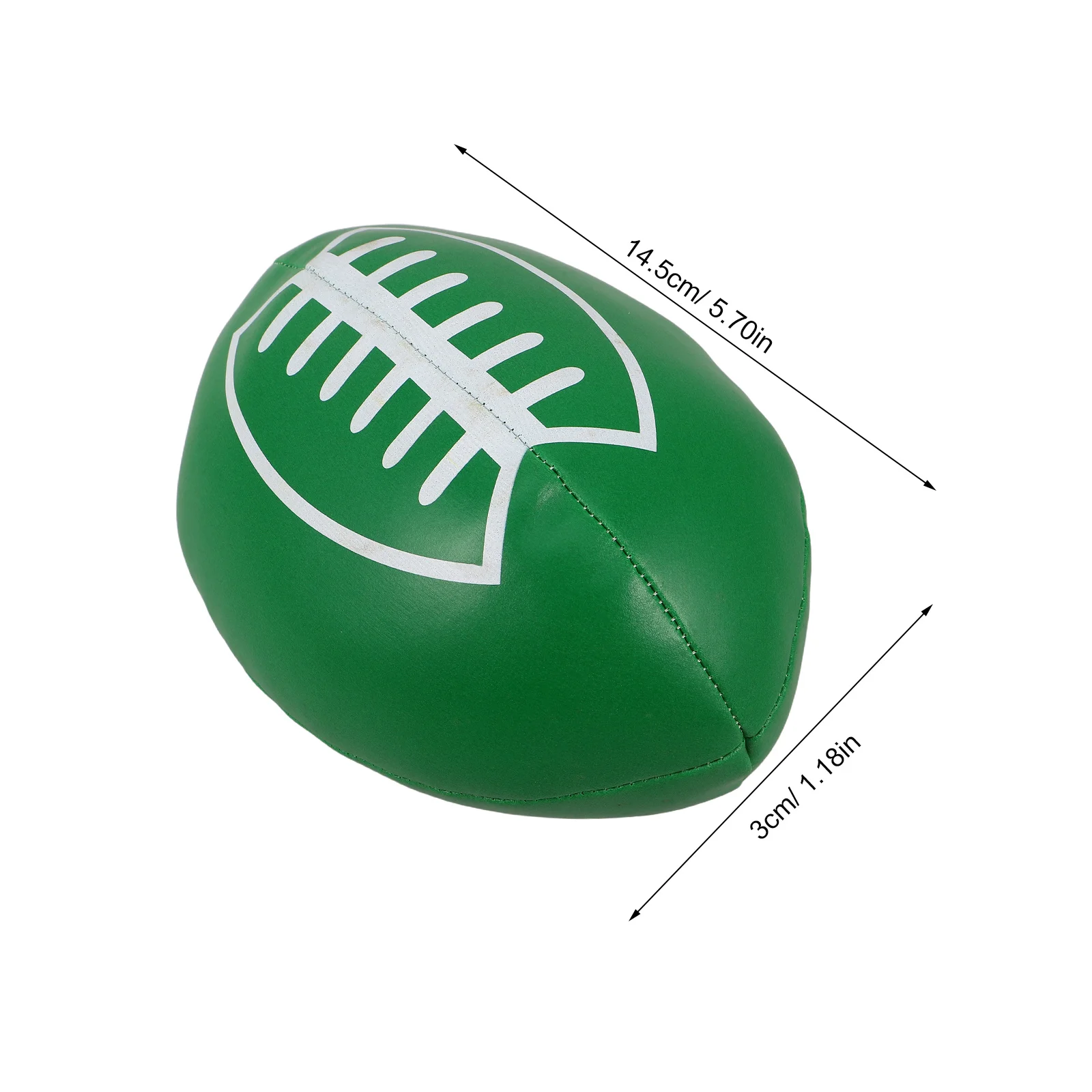 Soft Rugby Ball 7.86X4.72X4.72In For Kids Lightweight Indoor Outdoor Play Training Motor Skills Toddler Football Sport