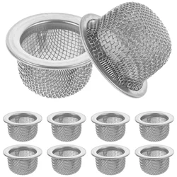 Stainless Steel Screen Filter 10Pcs Double Screen Filter Cocktail Smoker Screen Mini Mesh Filter Bourbon