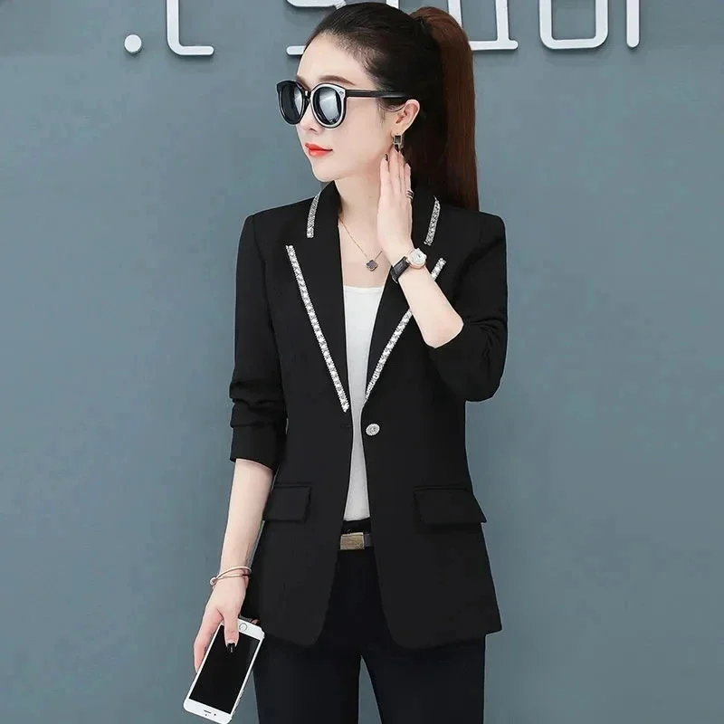 Kadın Blazer Ceket Elmas Kaplı W - alternate angle