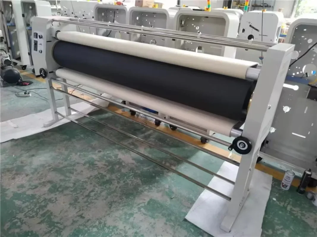 【Fashionable】Simple Style 1.6m Heat Transfer Machine Roller Heat Press Machines Roller Heat Press With Coating Manual Adjustmen