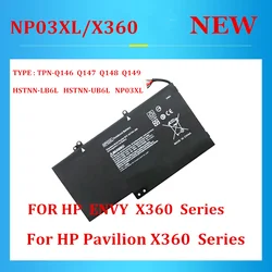 NP03XL Laptop Battery For HP Pavilion X360 13-A000 Series NP03XL TPN-Q146 TPN-Q147 TPN-Q148 TPN-Q149 HSTNN-LB6L HSTNN-UB6L