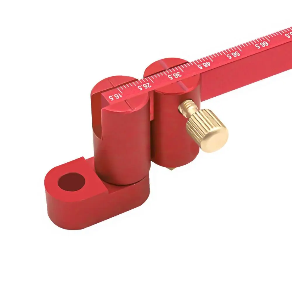 300mm Fixed-Point Circle Line Marking Gauge Adjustable 360 Degrees Drawing Circle Ruler Multipurpose Compact Woodworking Scriber