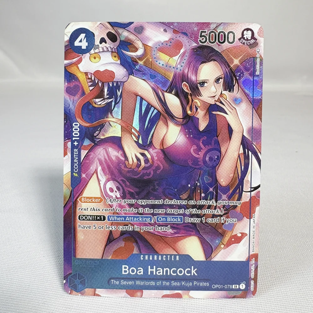 Anime proxy card One Piece Boa Hancock &Jewelry Bonney &Black Maria OPCG  English Version Toys Christmas Gift Collection Card - AliExpress 26