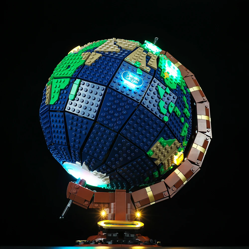 LED Light Kit For Ideas 21332 The Globe Collection DIY lampToys Creative Gifts (Not Included Building Blocks)