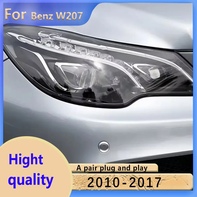

Модернизированные высококачественные автомобильные фары для Mercedes-Benz W207 2010-2017: передние фары в сборе, светодиодные линзы-проекторы, аксессуары для инструментов