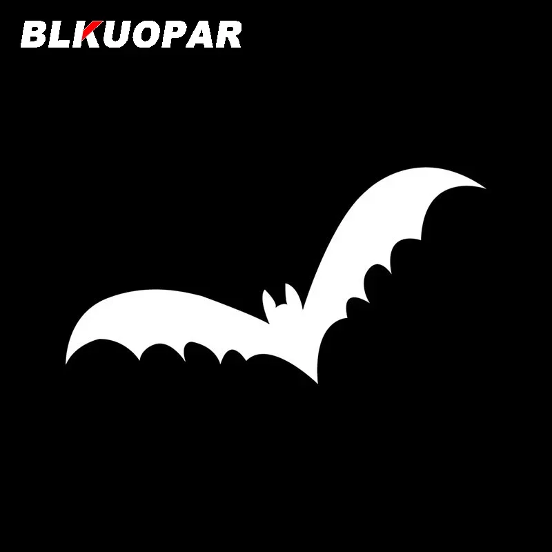 BLKUOPAR Bat Silhouette Personality Car Stickers Bumper Refrigerator Rearview Mirror Sunscreen Beautiful Decal VAN Decoration