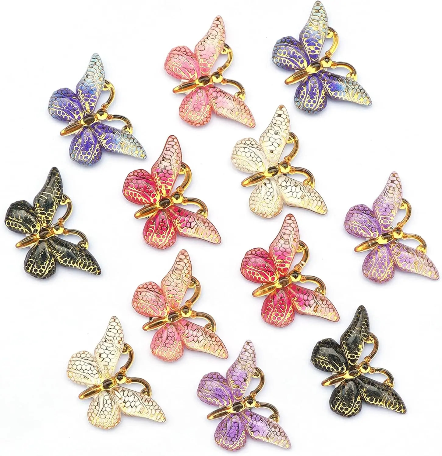 

12Pcs Fridge Magnets Strong Refrigerator Magnet Sticker,Cute 3D Butterfly Crafts Decoration Magnet,Strong Fridge Magnet