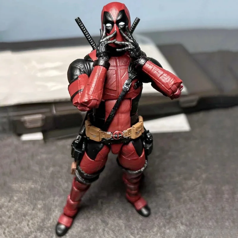 Genuine 6 Inches Deadpool Action Figure Legend Series Figurine Wade Winston Wilson Figure Joint Mobility Models Pvc Statue Toy