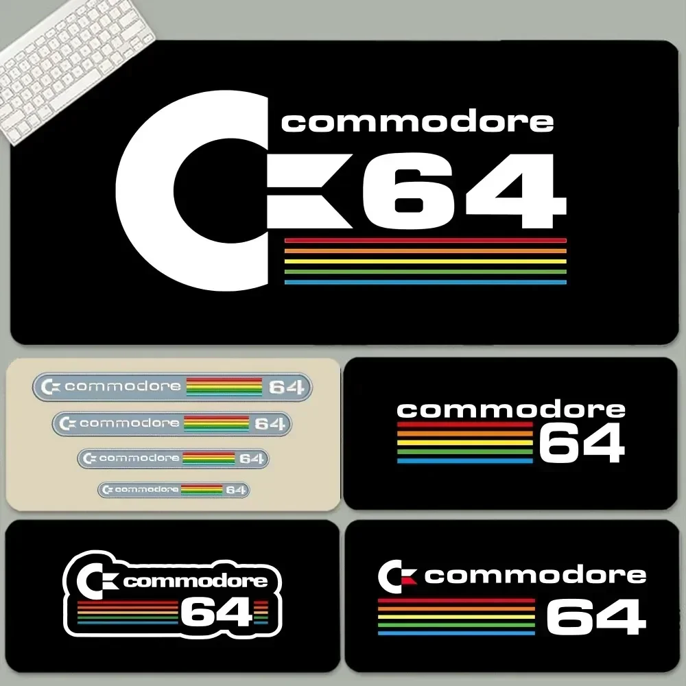 Commodore 64 INS Tide Large Office Computer Desk Mat Table Keyboard Big Mouse Pad Laptop Cushion Non-slip For Teen Girls Bedroom