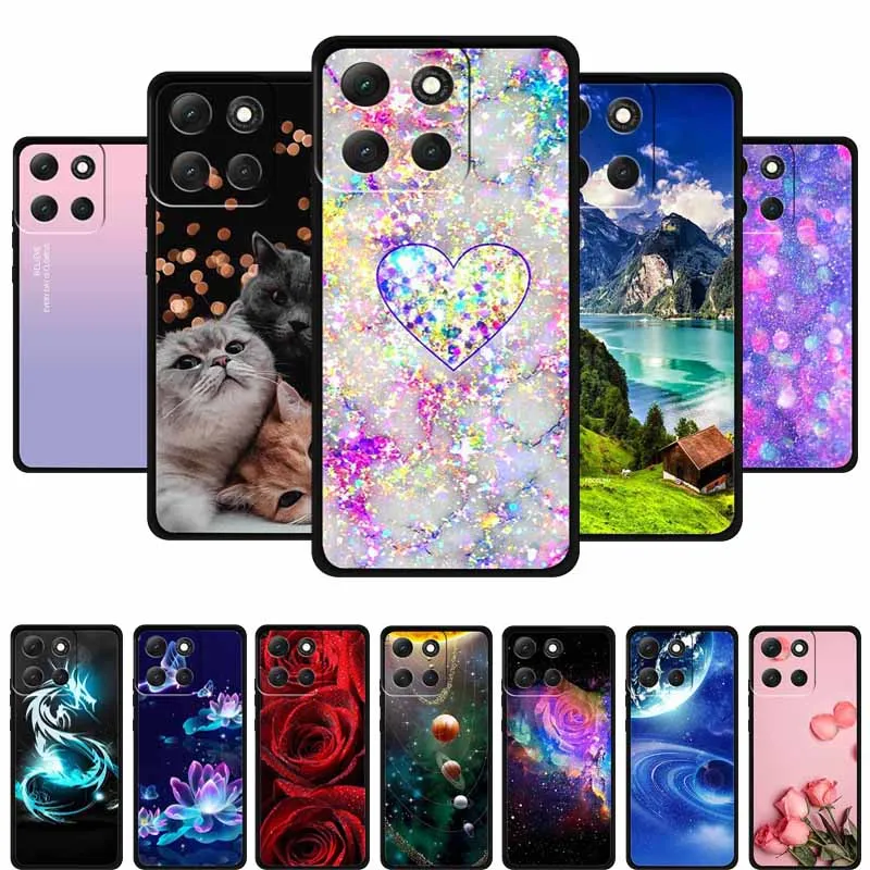 Para Motorola Moto G86 Power 5G Fundas traseras G 86 Power Fundas blandas de silicona negra para Moto G86 Power Case 6,67 "Funda Coque