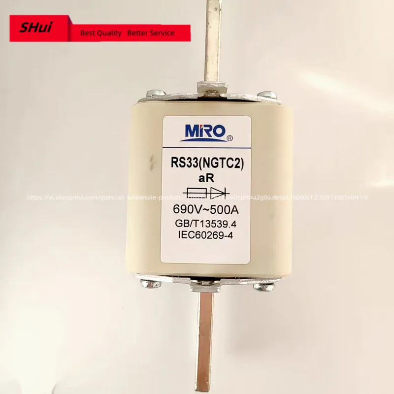 Fusível rápido RS33 NGTC2 690V- 160A-500A